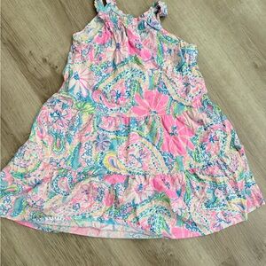 Lilly Pulitzer Girls Pink Paisley Sundress